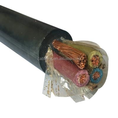 China Pulling Out FLEXIBLE RUBBER CABLE 3CORE x 2.50MM2 /H07RN-F (SUBMERSIBLE) 4Cx4SQ/2.5SQ/6SQ POWER CABLE, mm for sale