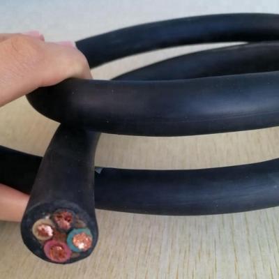 China 4x10mm Industrial Copper Rubber Insulation 4x16mm Rubber Sheath H07RN-F Rubber Cable for sale