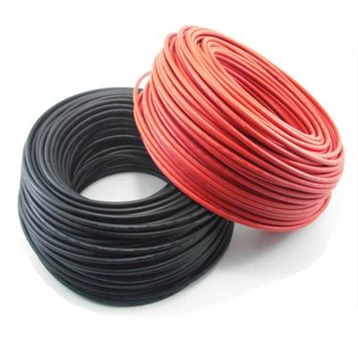 China Single Core Solar Power System DC Solar Cable Red Or Black Color PV Solar Panel Cable for sale