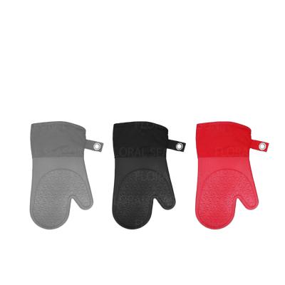 China Eco-Friendly Kitchen Oven Gloves Food Grade Flexible Easy To Wear Pressure Cooker Instant Silicone Oven Mitts for sale