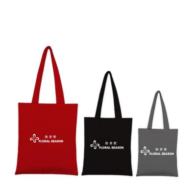 China Wholesale Eco-Friendly Custom Printed To Reuse Simple Organic Cotton Canvas Tote Bag Large Reusable Shopping Bag With Logo for sale