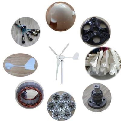 China Free energy magnetic generator 400W 500W 800W 1KW generator vertical small household wind turbine RY-A1-400W-1KW for sale