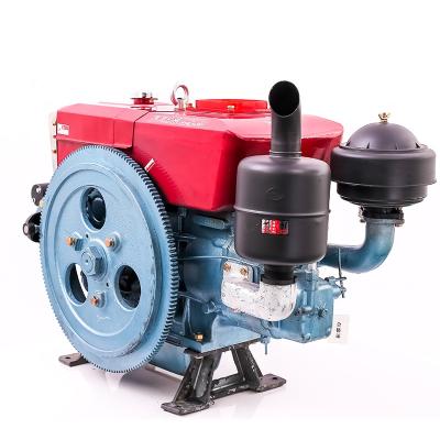 China Water Cooled Intakes Fuel Tires Diesel Engine Manual Agricultural Farm Tractor Engine min22 HP for sale