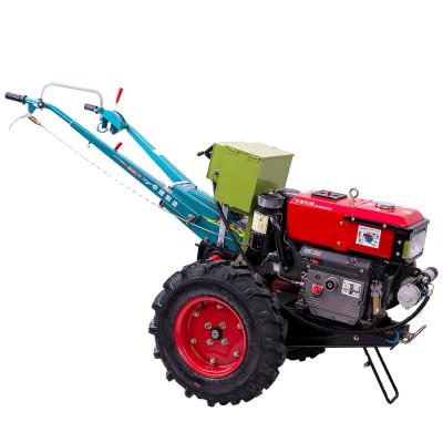 China Water Cooled Manual Electric Two Wheel Hand Walking Tractor for sale