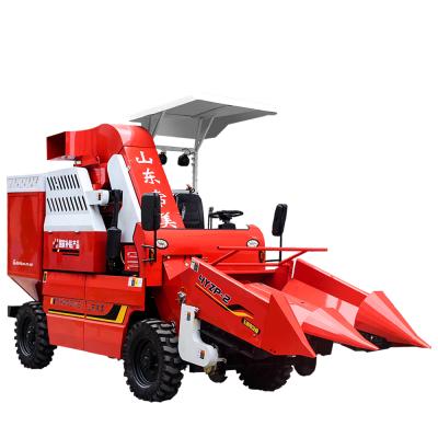 China Maize Maize Harvester Double Row Corn Harvester Maize Harvester With Peeling Machine for sale