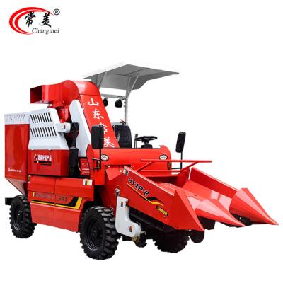 China Well Maize Working Mini Maize Harvester Small Maize Combine Harvester Double Row for sale