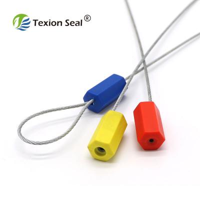 China Ocean Container TX-CS201 Truck Container Cable Hex Seal with Hexagon Stamp Cable Hot Seal Barcode for sale