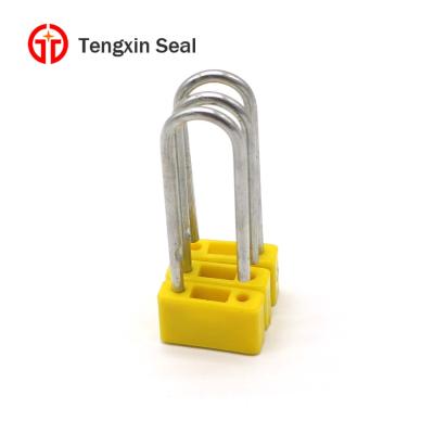 China ABS+iron TX-PL301 repeatedly used plastic coated padlock seal for container of plastic padlock seal for sale