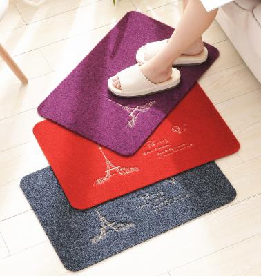 China Cushioned Custom Mud-Scrape Floor Mats For Household Single Entrance Non-slip Mat for sale