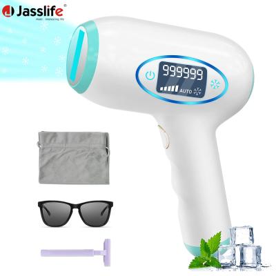 China Anti Hair Removal IPL Hair Removal 999 999 Times Mini Laser Fixed Ice IPL Portable Home Hand Hair Removal With Sunglasses for sale