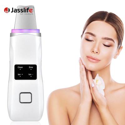 China Lady Beauty Care Ultrasonic Home Facial Skin Scrubber Rechargeable Deep Cleansing Face Exfoliators Rejuvenation Skin Deep Cleansing Thyristor for sale