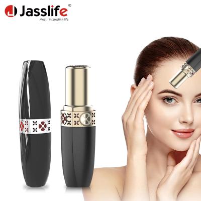 China Stainless Steel Lipstick Shape Eyebrow Trimmer Electric Shaver Mini Electric Hair Removal Pen for sale