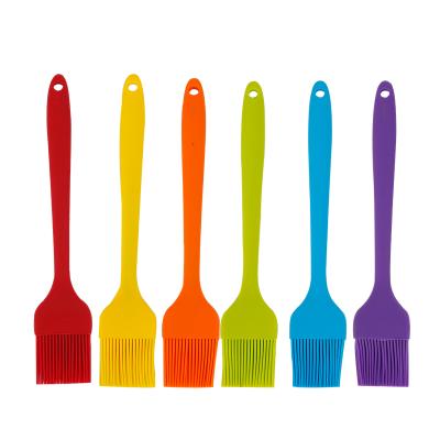 China Sustainable Silicone Kitchen Oil Brush Pastry Butter Baking Silicone Baking Brush for sale