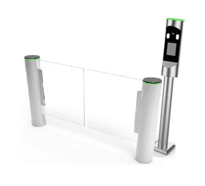 China Cylinder Type 900mm DC 24V  Facial Recognition Turnstile for sale