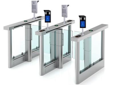 China 316 Stainless Steel Temp Detector Facial Recognition Turnstile for sale