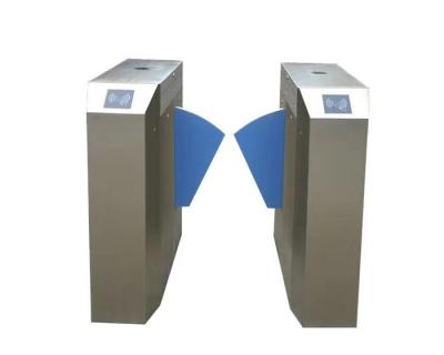 China Anti Tailgating 304 Stainless Steel Flap Barrier Turnstile for sale