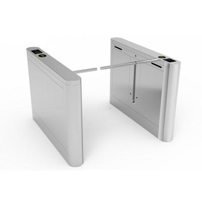 China Bidirectional Mifare Card Reader Drop Arm Turnstile for sale