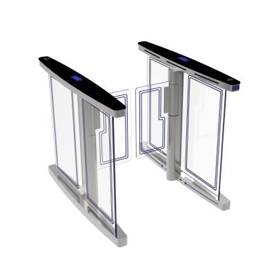 China Airport Speedlane Optical Swing Turnstile Speed Gate 316 Stainless Steel for sale