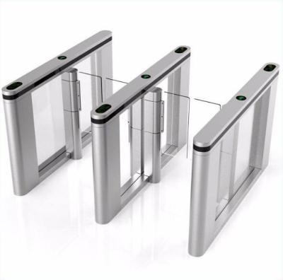 China Subway Airport Fastlane Flap Barrier Turnstile Gate With Card Reader for sale