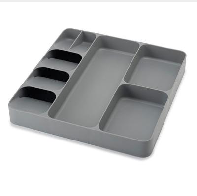 China New Viable Plastic Knife Block Holder Drawer Knives Bifurcates Cabinet Tray Kitchen Fashion Organizer Spoons Storage Rack Knife Rack for sale