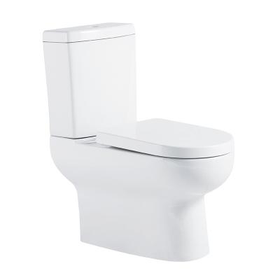 China Modern Standard Ceramic Toilet Sanitary Ware Wholesale Water Saving WC Two Piece Toilet for sale