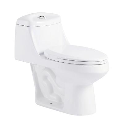 China Modern Ceramic Sanitary Ware Bathroom Commode One Piece Toilet for sale