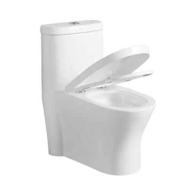 China Chaozhou Modern Bathroom Sanitary Ceramic Tornado Ware One Piece Toilet for sale