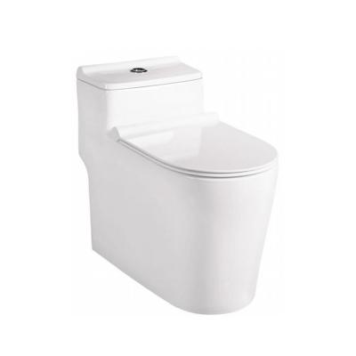 China Modern High Quality European Standard Ceramic Style Pearl White Color WC Bathroom One Piece Toilet for sale