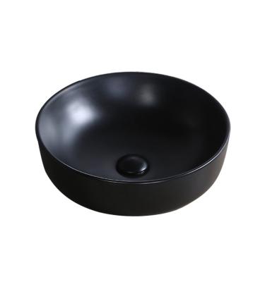 China 2022 Modern New Designer Colorful Matte Black Luxury Modern Stainless Steel Hand Hair Round Wash Basin With Automatic Drainer for sale