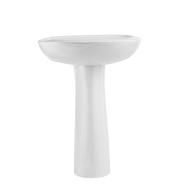 China Modern Suitable Prices Sink Bathroom Pedestal Wash Contemporary Good Quality Luxury Hand Basin for sale