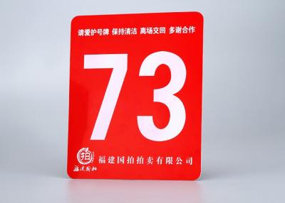 China ABS Rotary Engravable Plastic Sign Board Tamper Proof With Size 24