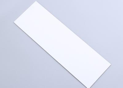 China 24” X 49” ABS Engraving Plastic Sheet , White Lacquered Surface Engraved Plastic Plates for sale