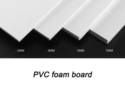 China Light Weight PVC Foam Plastic Sign Board 1mm - 25mm Thickness For DIY Engraving Panel for sale