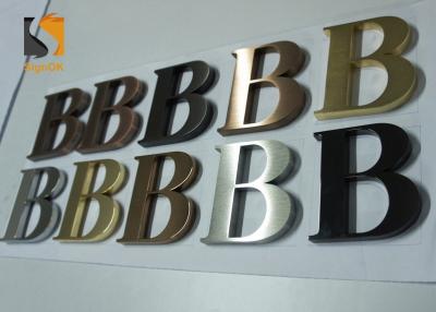 China 3D Architectural - grade Stainless Steel Letters For Wall Shop Signs for sale