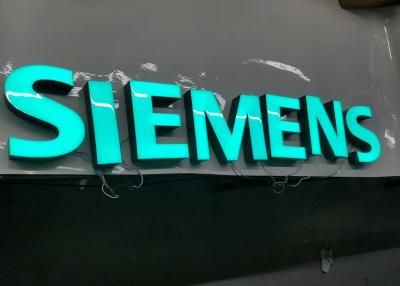 China SIEMENS Epoxy Resin Lighted Channel Letters for Store Cabinet Advertising for sale