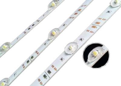 China Aluminum LED Sign Modules / DC12V SMD3030 Diffuse Reflection Light Strip For Back Lit Slim Light Box for sale