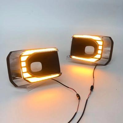 China Automobile Lamp Fog Lamp Cover Led DRL For Hilux Rocco 2021 for sale