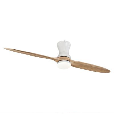 China With Blades Classroom Lamp Light Solid Wood Cozy AC DC Ceiling Fan Timing Remote Control Ceiling Fan With Light for sale