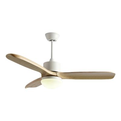 China With Light Easy Installation Popular Design Led Light With Fan China Led Lamps Wood Ceiling Fan With Light for sale