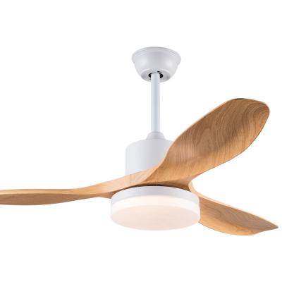 China With light energy-saving pure copper intelligent fan lamp Guangdong motor remote control ceiling fan AC. for sale