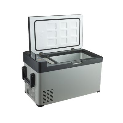 China Cooler Small Portable Mini Dc Car Fridges Off Road Automatic Compressor Camping Fridge for sale