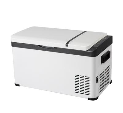 China AC/DC 12V/24V Refrigerator Mini Cooler Box Outdoor Camping Fridge Compressor Freezer Car Portable Low Noise Refrigerators for sale