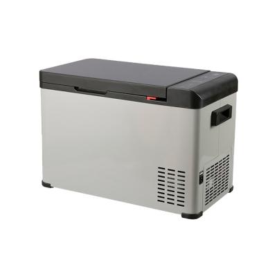 China AC 110-220V and DC 12/24V Low Noise Fridge Compressor Car Portable Fridge Freezer Mini Bar Fridge Outdoor Camping for sale