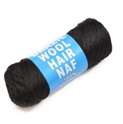 China Markwin 70g Brazil wool hair anti-pilling for synthetic hair for dolls braid making wool yarn hair acrylic free sample for sale