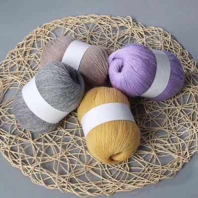 China Hot Sale Anti-Static Hand Knitting Yarn For Sweater/Scarf 50g Good Quality 3nm 10%Angora 90%cotton Blended Yarn for sale