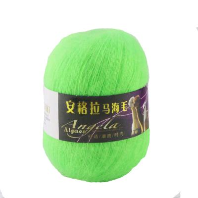 China Markwin Anti-Static Free Sample Soft Fancy 50%Mohair 50%acrylic Blended Crochet Yarn For Sweater Scarf Hand Knitting for sale