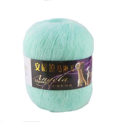 China Markwin anti-static super soft 50%Angora 50%acrylic mohair blended crochet knitting yarn for wholesale free sample for sale