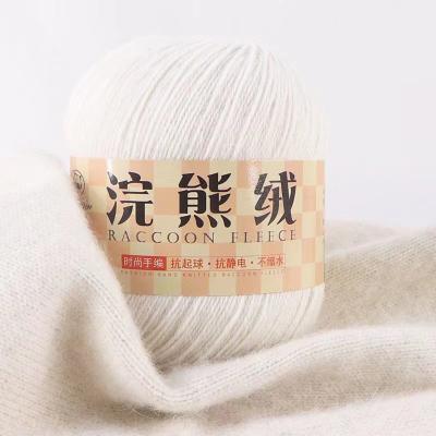 China Free Sample Markwin Mink Velvet Blended Crochet Yarn Super Soft Recycled Knitting Anti-Pilling 30% Winter Anti-Static for sale