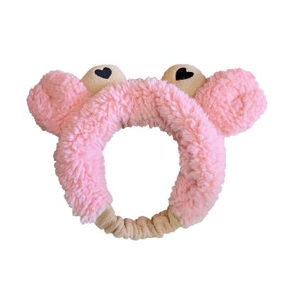 China Newest Plush Washable Headband Fashion Cute Hair Wash Band for Women and Baby Wholesale for sale