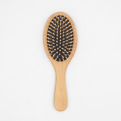 China Eco-friendly Bamboo Cushion Detangling Massage Wooden Hair Comb Brush for sale